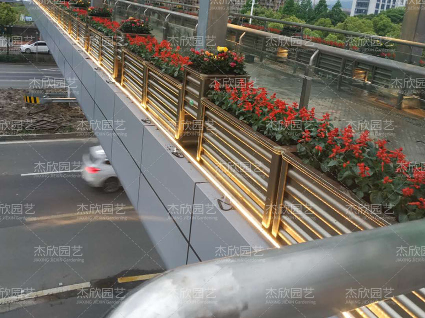 橋梁天橋花箱陝西案例